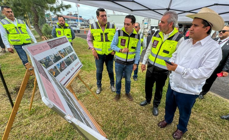 Arranca Bedolla rehabilitación del boulevard Lázaro Cárdenas en Uruapan