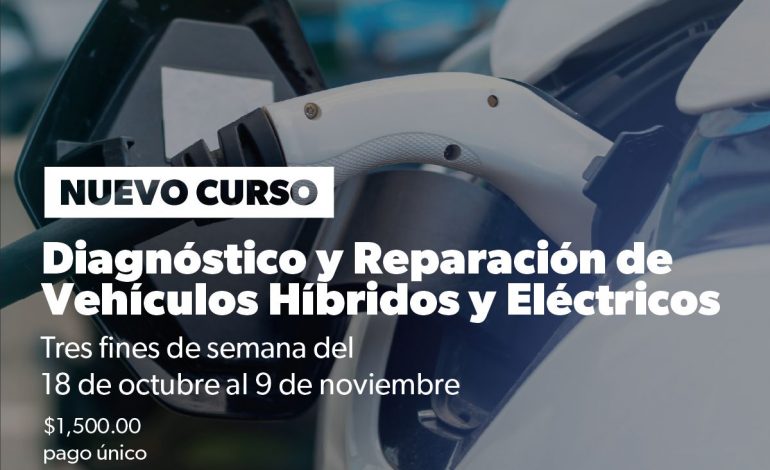 Aprende a reparar vehículos híbridos y eléctricos; Icatmi abre curso
