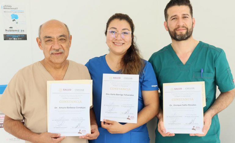 Acreditan SSM y Federación a 7 nuevos médicos en vasectomías sin bisturí