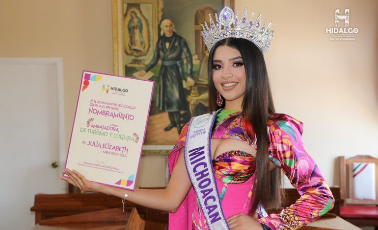 ​El Ayuntamiento de Hidalgo, nombra como Embajadora de Turismo y Cultura, a Julia Elizabeth Mendiola Solís, Señorita Hidalgo 2024.