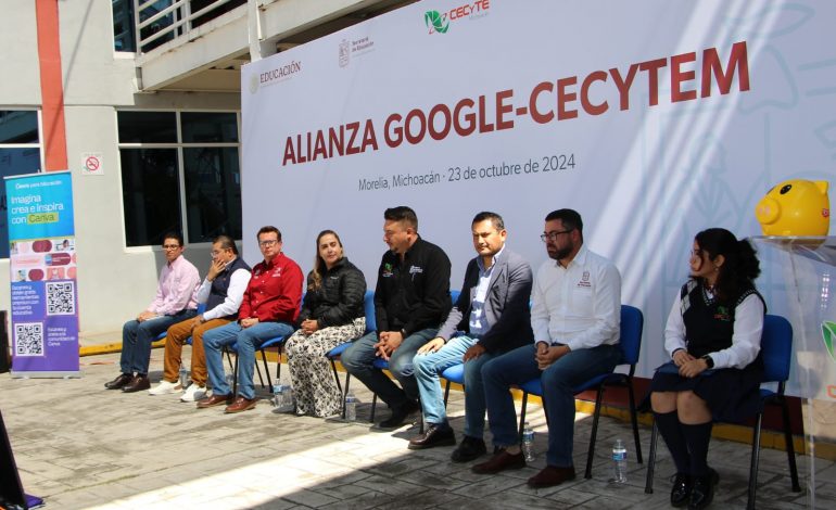 Google México dona 25 mil becas para estudiantes y docentes del Cecytem
