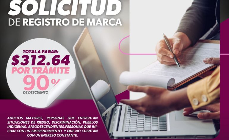 Anuncia Sedeco 90 % de descuento al solicitar el registro de tu marca