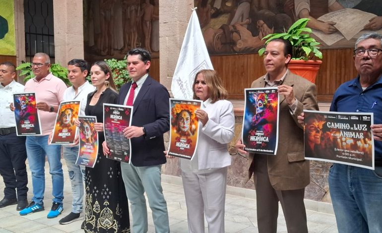 Toño y Vanessa Ixtláhuac presentan festival de las Ánimas de la Heroica, garantiza la seguridad con más de 250 elementos en los diferentes panteones