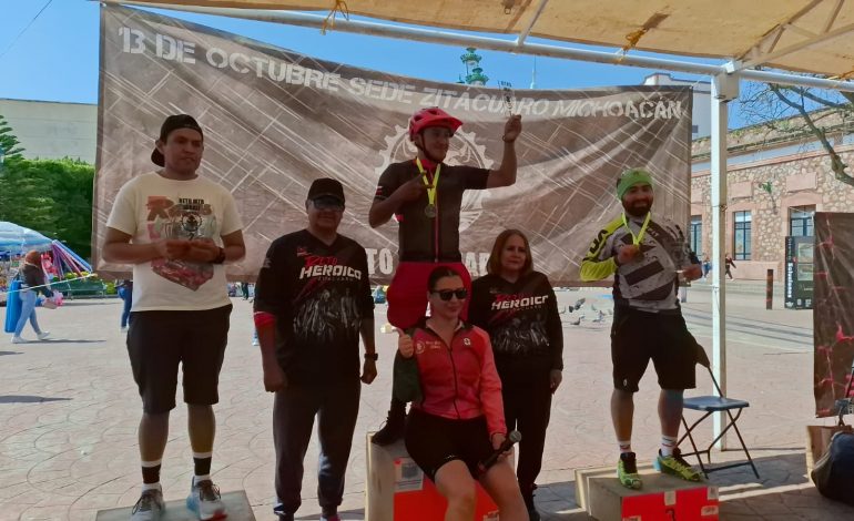 Reto Jabali en Zitácuaro todo un éxito, ciclistas recorren en competencia 28 y 56 kilómetros