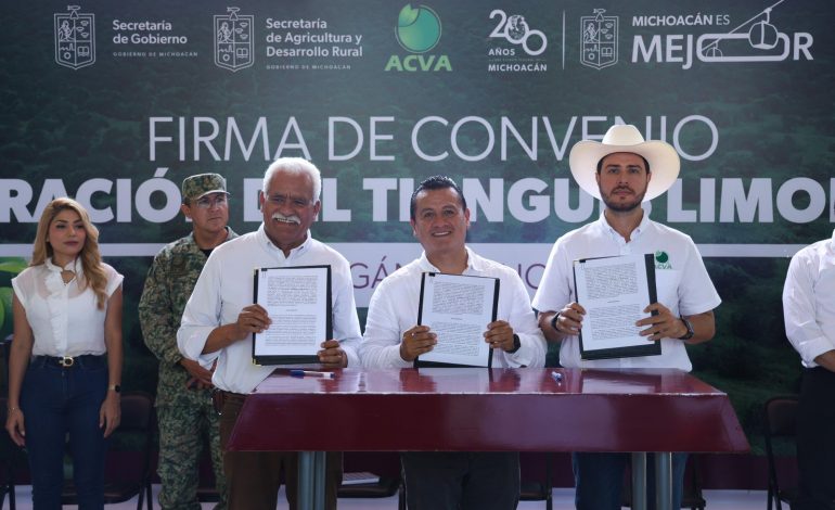 Asume Gobierno de Michoacán coordinación del Tianguis Limonero de Apatzingán