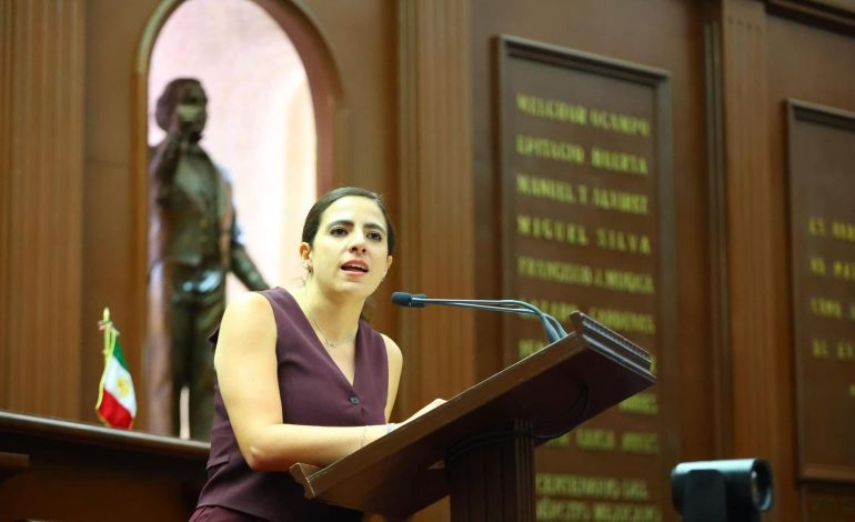 Diputada Bugarini asume la Presidencia de la Comisión de Presupuesto, garantizará recursos justos a todo Michoacán