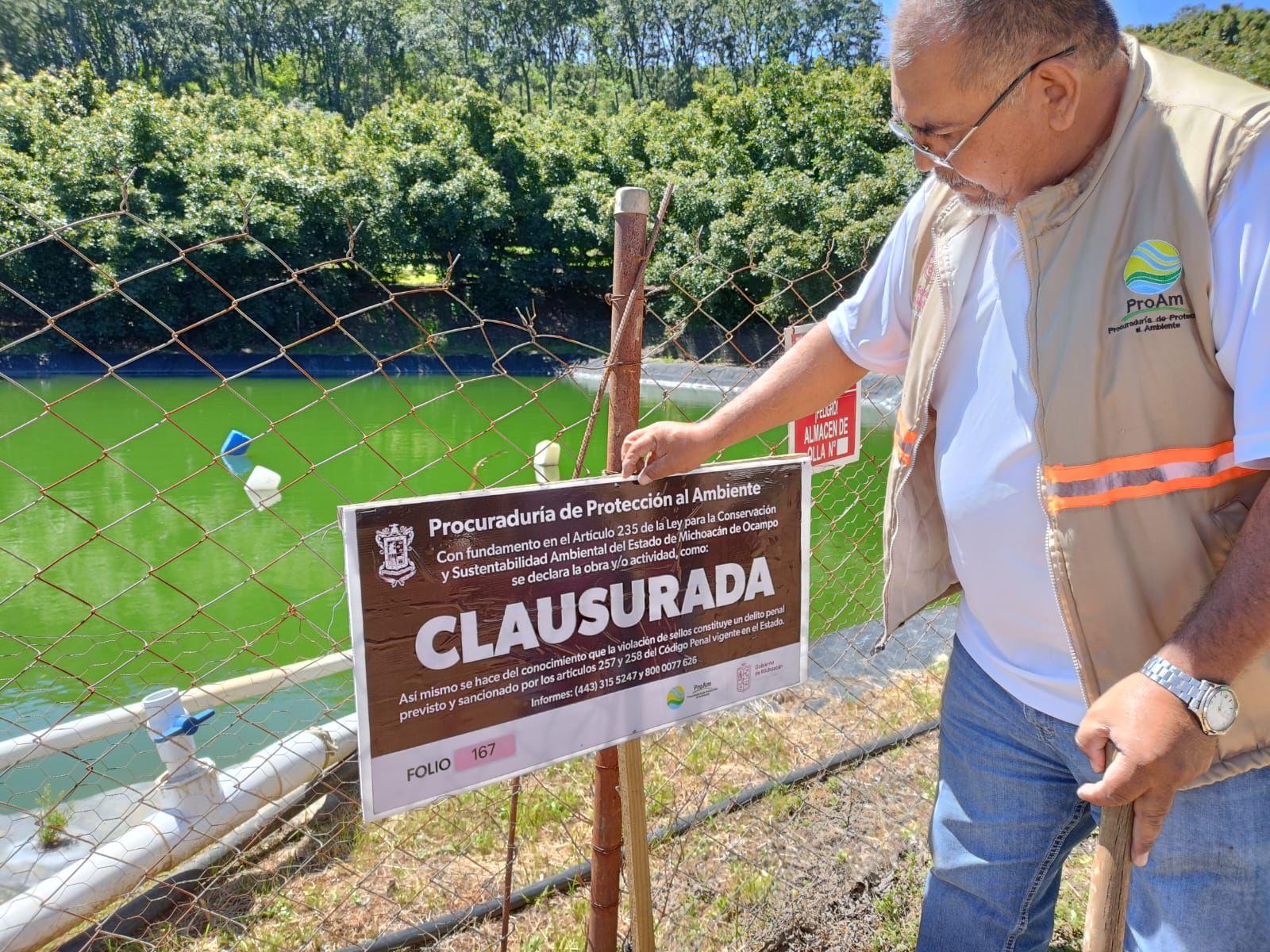 Clausuradas 15 ollas huachicoleras de agua en Erongarícuaro durante 2024: Proam