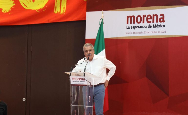«Que la unidad se dé en los hechos», enuncia Morón en Asamblea Informativa de Morena