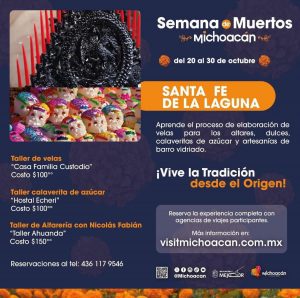 Aprende a elaborar velas, calaveritas de azúcar y artesanías de barro vidriado en este taller