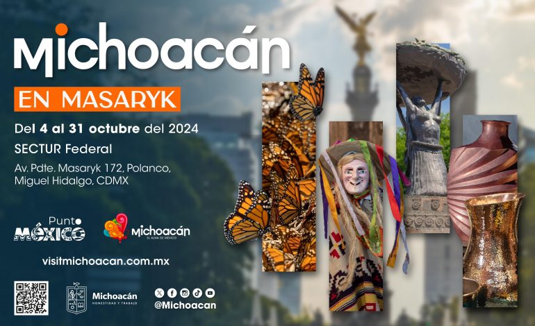 Michoacán llega a CDMX para presumir riqueza turística