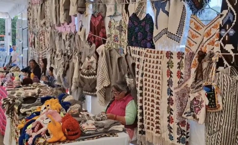 Artesanos locales se instalan en la Plaza Cívica Licenciado Benito Juárez, estarán hasta el 29 de Octubre