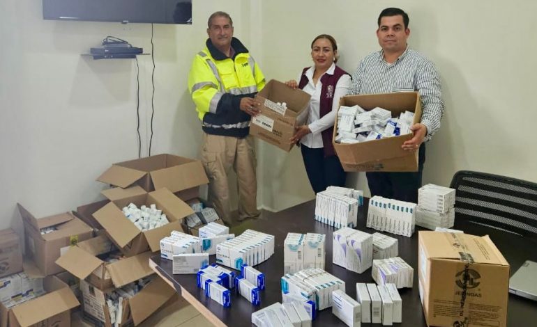 Envían insumos médicos a Huetamo y San Lucas para atender a población afectada por John.