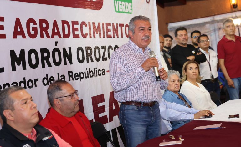 Avanza Morón trabajo territorial para impulsar Michoacán