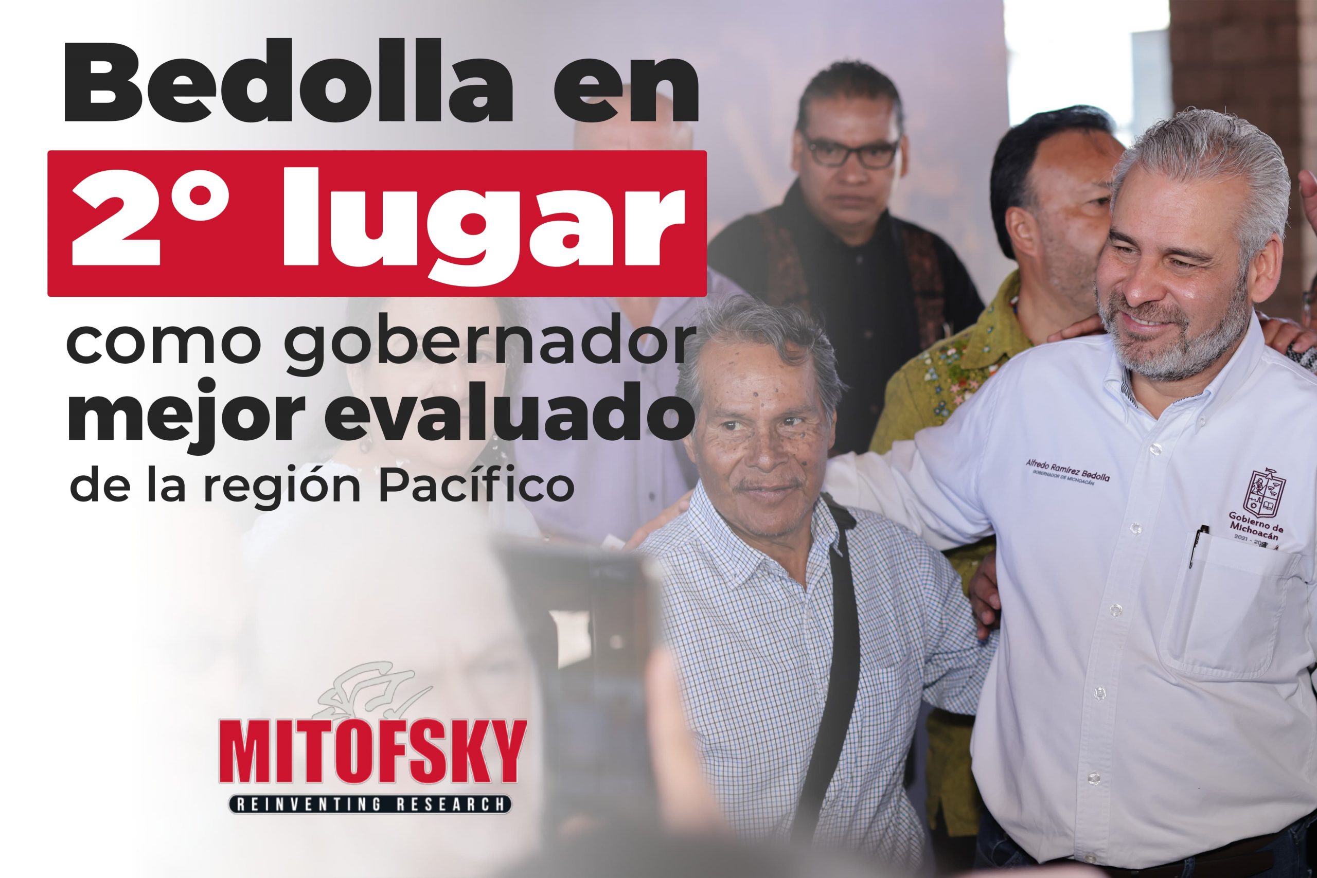 Alfredo Ramírez Bedolla, el segundo gobernador mejor evaluado de la Región Pacífico