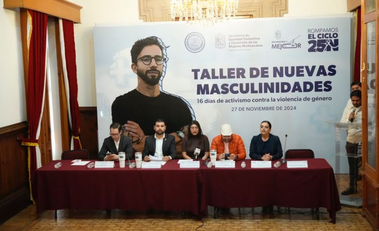 Coordinador del GPPRD inaugura Taller de Nuevas Masculinidades