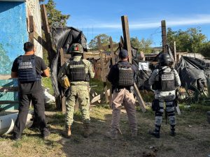 En Charo, FGE asegura inmueble con motocicletas  con reporte de robo