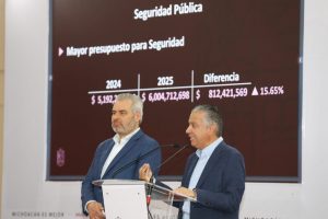 Van 9 mil 438 mdp a infraestructura estatal: Bedolla