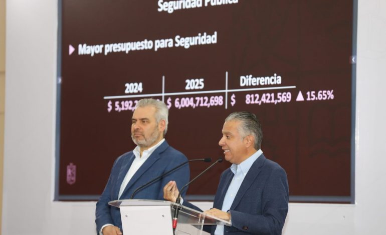 Van 9 mil 438 mdp a infraestructura estatal: Bedolla