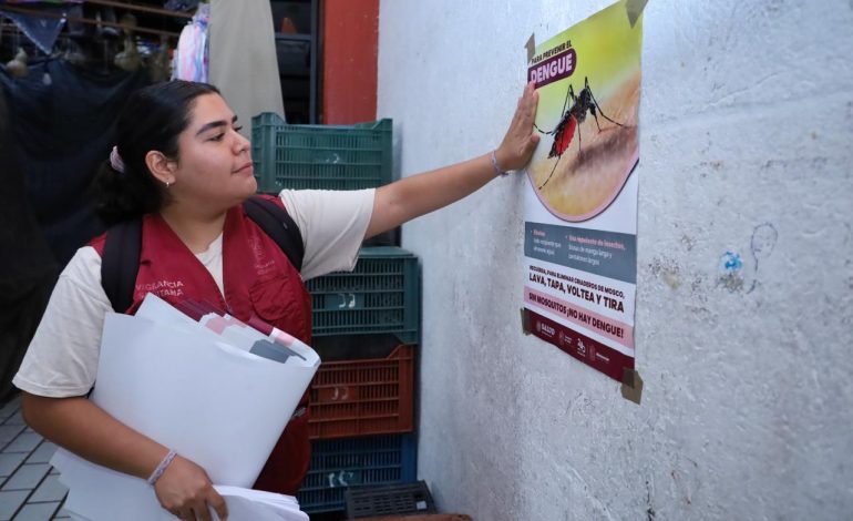 SSM difunde acciones de prevención del dengue en espacios públicos