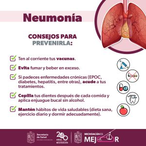 Vacúnate contra el neumococo, COVID-19 e influenza en centros de salud de la SSM