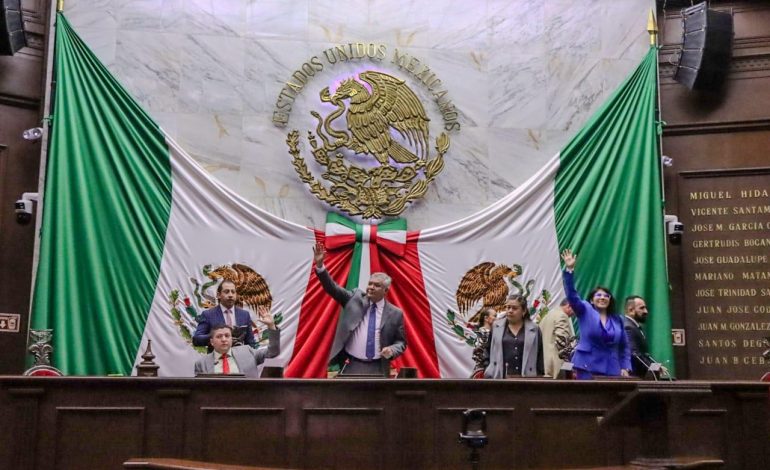 Michoacán el primer Estado con reforma constitucional local en materia judicial: 76 Legislatura