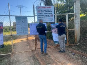 Catea FGE predio relacionado en delitos contra el ambiente, en Tacámbaro