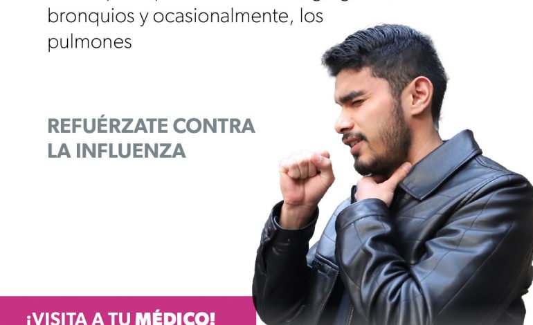 Estos son los síntomas de la influenza; vacúnate en los centros de salud de la SSM