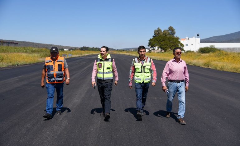 Rehabilitación de aeródromo de Zamora con 94 % de avance: SCOP