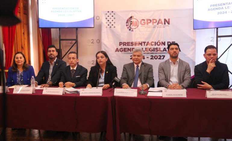 Presenta GPPAN su agenda legislativa 2024-2027 para esta 76 Legislatura.