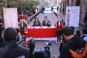 Alfonso Martínez y Paola Delgadillo presentan actividades de la ‘Navidad Mágica en Morelia’