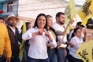 Susy Ruiz inicia campaña rumbo a la presidencia municipal de Irimbo.<br>