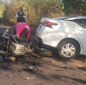 Accidente en Libramiento Norte de Ciudad Hidalgo Deja un Herido Grave.