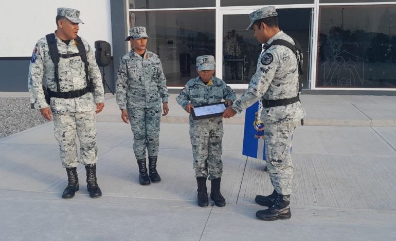 GUARDIA NACIONAL NOMBRA A MENOR GUARDIA HONORARIO POR UN DÍA EN EL MUNICIPIO DE APATZINGÁN, MICHOACÁN