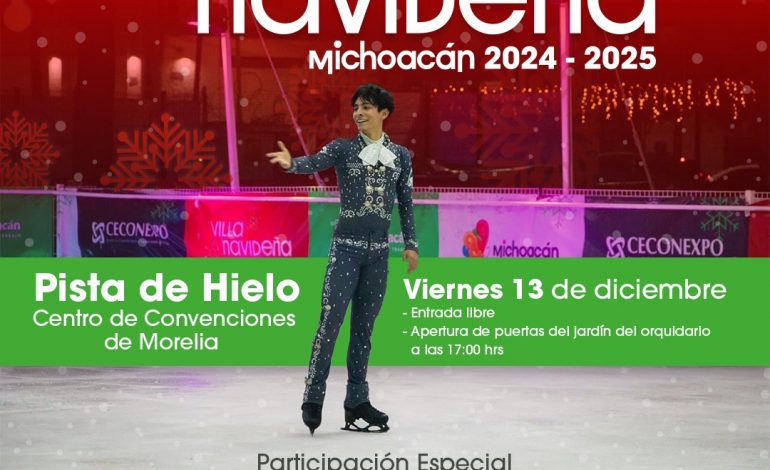 Así será la dinámica para el espectáculo sobre hielo de Donovan Carrillo en la Villa Navideña