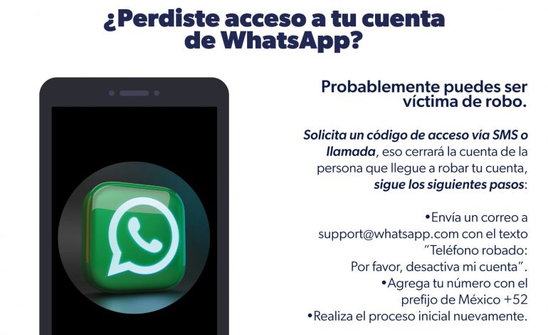 ¿Perdiste acceso a tu cuenta de Whatsapp? SSP te dice cómo recuperarla