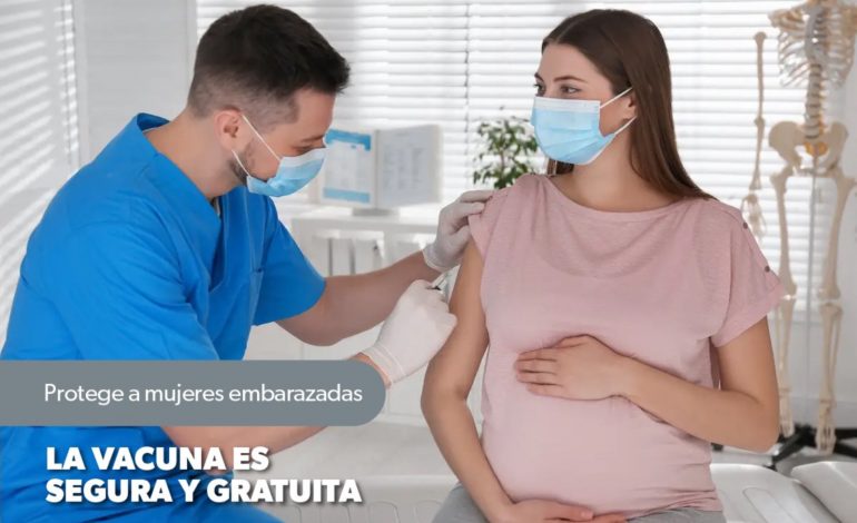 Si estás embarazada vacúnate contra la influenza en los centros de salud de la SSM