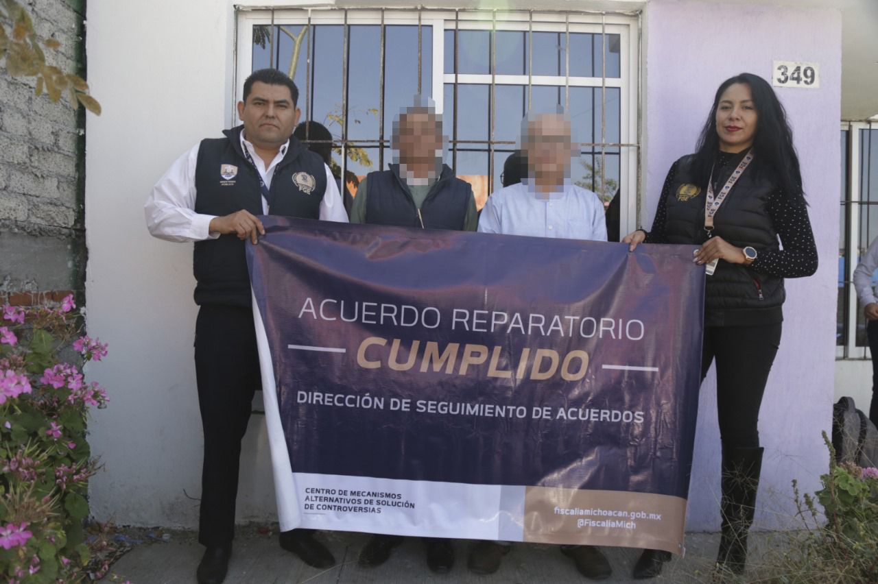 Celebra CMASC acuerdo reparatorio y restituye un inmueble en favor de un hombre, víctima de despojo