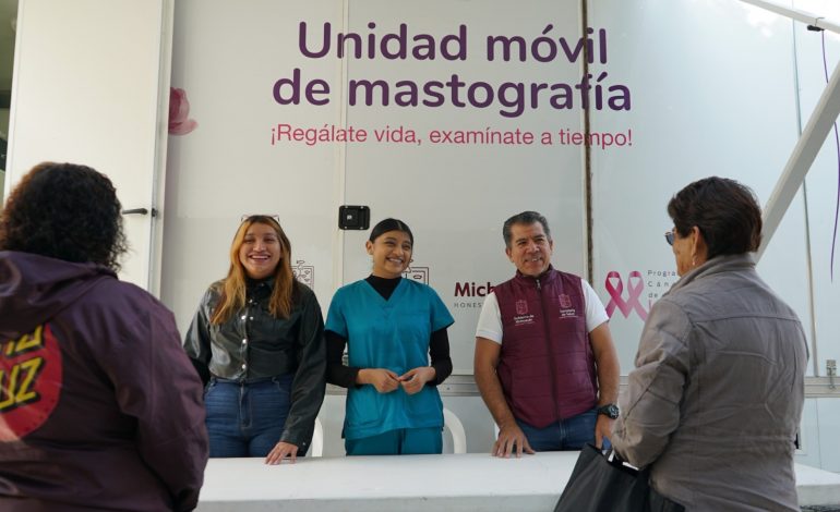 Mastografías gratuitas en Zacapu, Turicato y Taretan: SSM