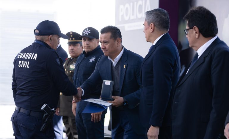 Reconoce SSP a gentes de la Guardia Civil por su valor, perseverancia y mérito