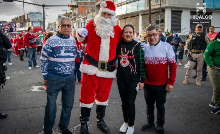 Jeovana Mariela Alcántar Baca, encabezó la Caravana Navideña que disfrutaron las familias Ciudad Hidalguenses.