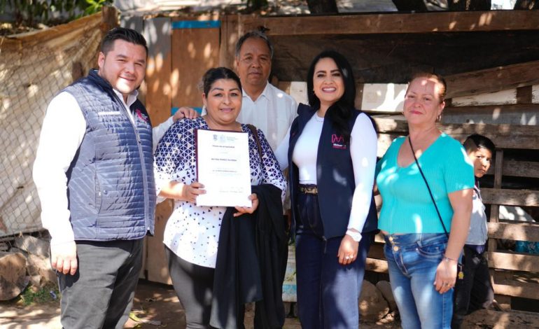 Uruapan avanza en certeza legal para las familias: Gladyz Butanda