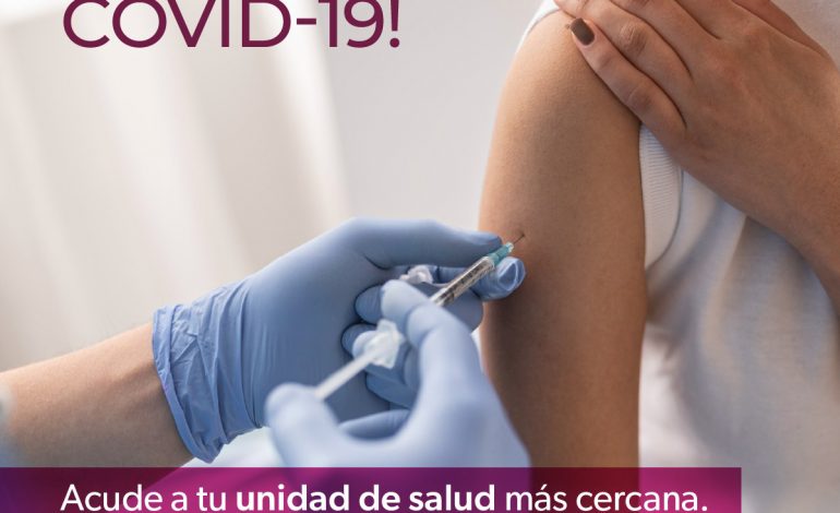 Vacúnate contra el COVID-19 en los más de 360 centros de salud de la SSM