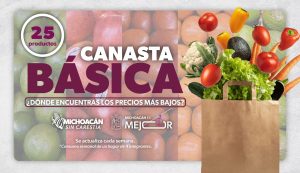 Canasta básica en menos de mil pesos en Morelia: Sedeco