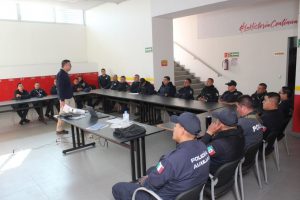 Fortalece Policía Auxiliar habilidades en el manejo seguro y eficiente de vehículos policiales