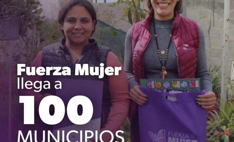 Fuerza Mujer llega a 100 municipios: Sí Financia