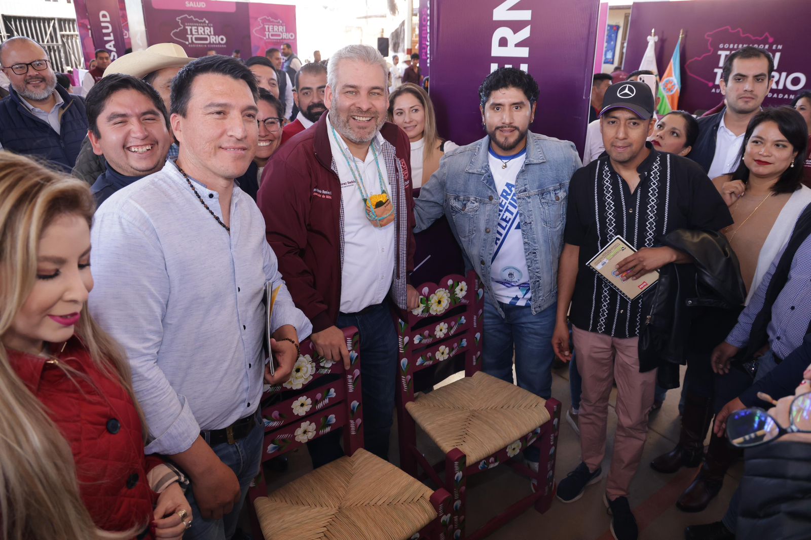 En San Matías, tercera audiencia pública en comunidad con autogobierno: Bedolla.