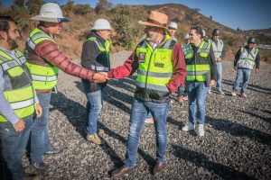 Bedolla supervisa trabajos de segundo anillo periférico de Morelia.
<br>