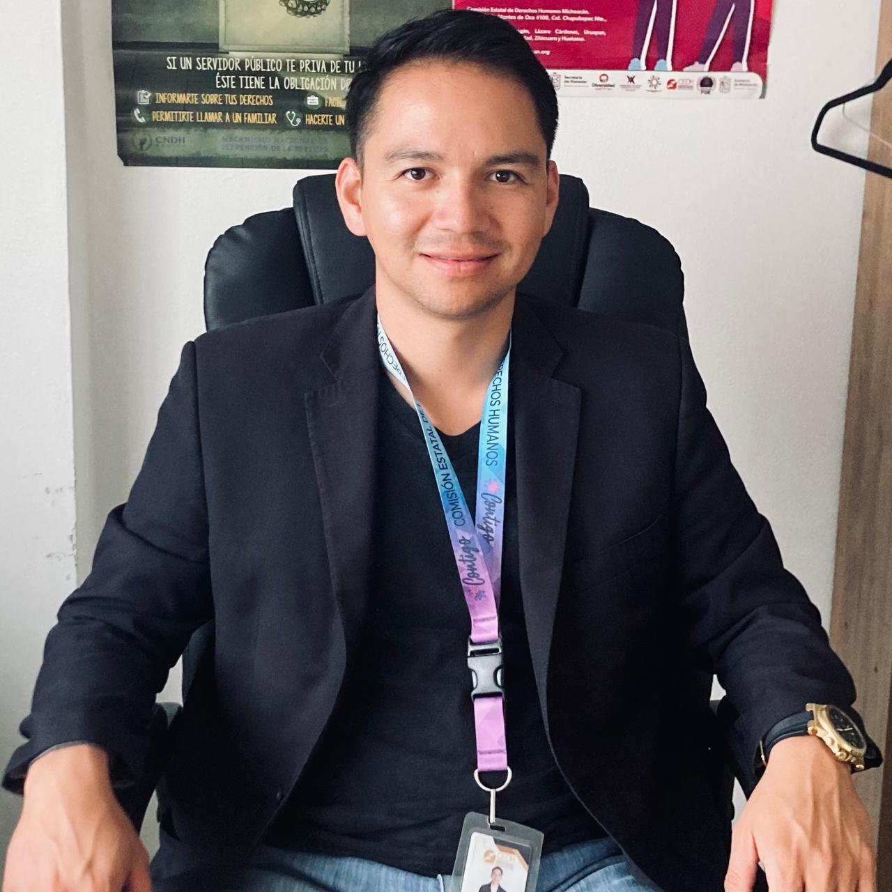 Ali Melchor, Visitador de Derechos Humanos; capacita a más de 1,200 servidores públicos en 2024.