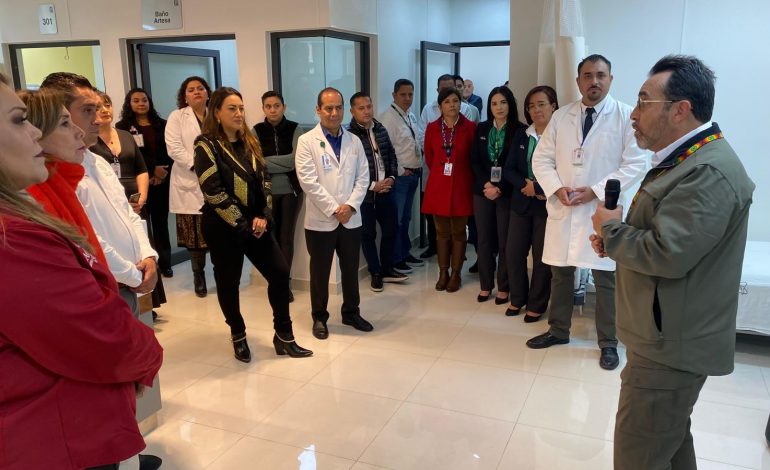 Entrega IMSS remodelación integral del HGZ/MF No. 2, en Zacapu, Michoacán