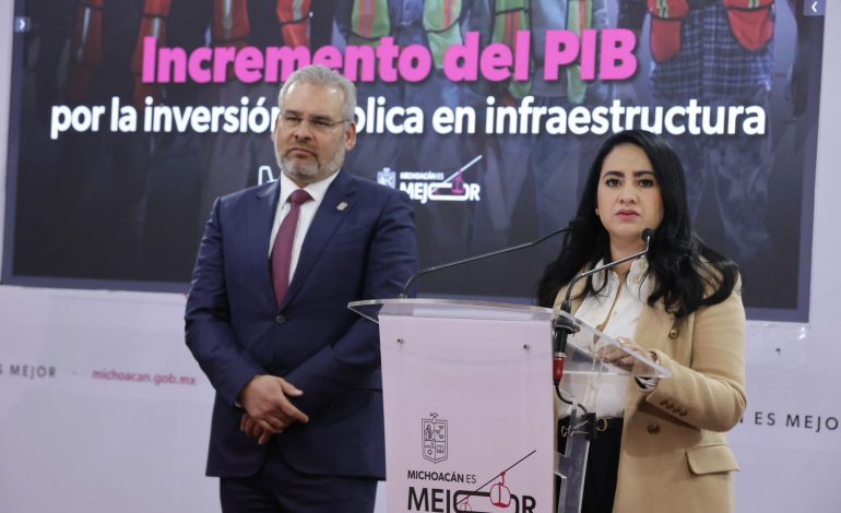 Michoacán consolida su desarrollo con inversión pública histórica: Gladyz Butanda